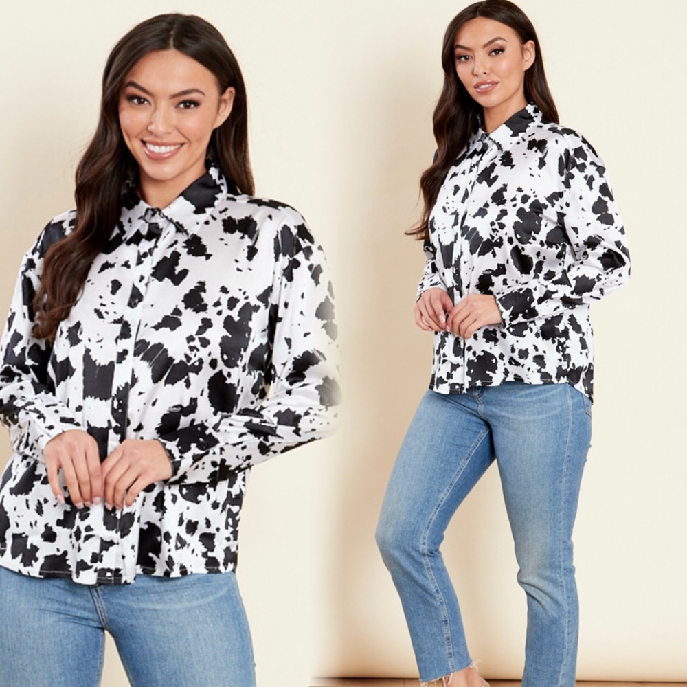 Stylish Black and White Women's Top